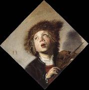 Frans Hals a boy with a violin Spain oil painting artist